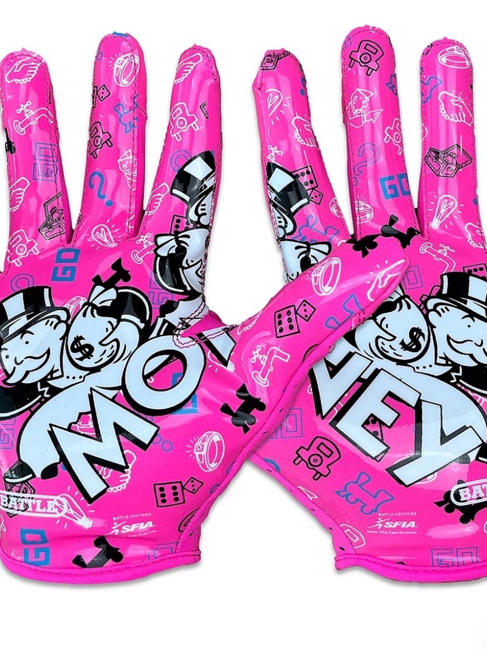 Battle YL Money man doom speed gloves youth large retail $55